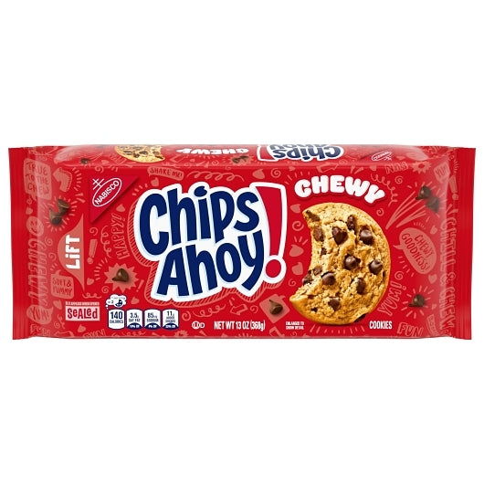 Chips Ahoy Chewy Chocolate Chip Cookies, 12 x 13 oz Case - DOT product image 2
