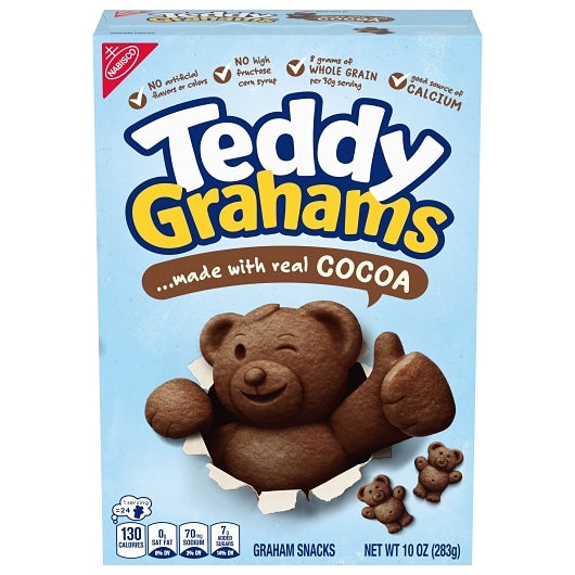 Teddy Grahams Chocolate Cookies, 6 x 10 oz Case - DOT product image 2
