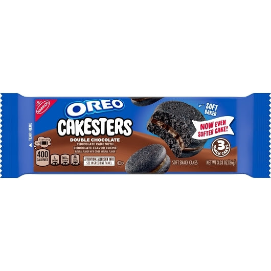 Oreo Chocolate Cakesters Single Serve Cookies, 3 x 8 x 3.03 oz Case - Bakery & Desserts - image 2
