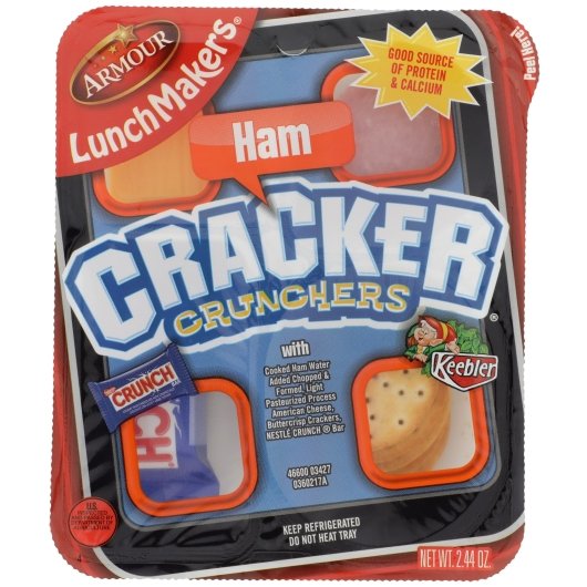 Armour Lunchmaker Ham, Cracker, Twix, 18 x 2.44 oz Case - DOT product image 2