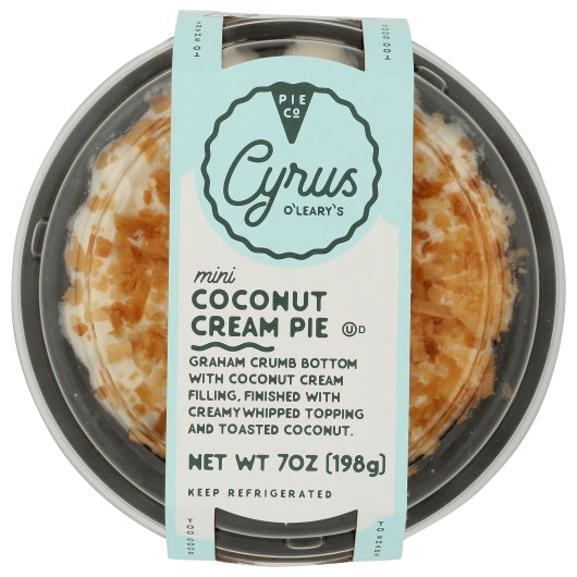 Cyrus O'Leary's Mini Coconut Cream Pie, 8 x 7 oz Case - Bakery & Desserts - image 2
