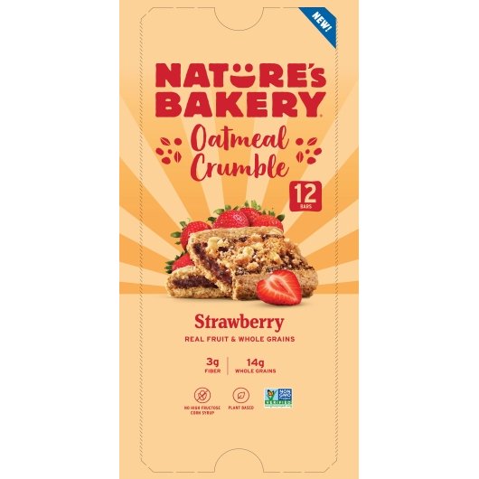 Nature's Bakery Strawberry Oatmeal Crumble Bar, 7 x 12 x 1.41 oz Case - DOT product image 8