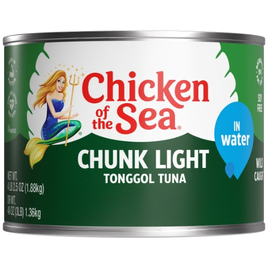 Chicken Of The Sea Tonggol Light Tuna In Water, 6 x 66.5 oz Case - DOT product image 2