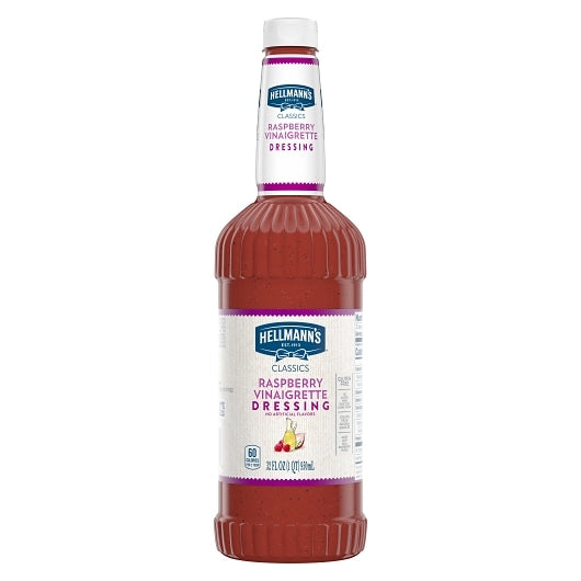 Hellmann's Raspberry Vinaigrette Dressing Bottle, 6 x 32 oz Case - DOT product image 2