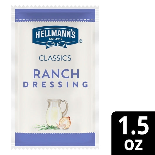 Hellmanns Blue Ribbon Classics Ranch Salad Dressing Single Serve, 102 x 1.5 oz Case - DOT product image 2