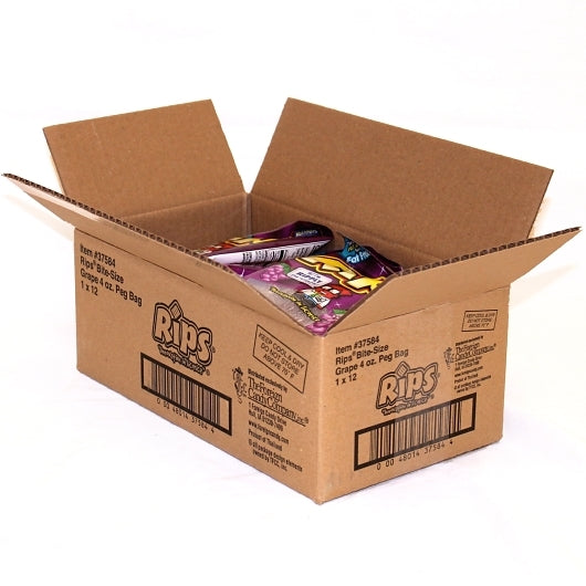 Rips Licorice Bite Size Grape Pieces Peg Bag, 12 x 4 oz Case - DOT product image 8