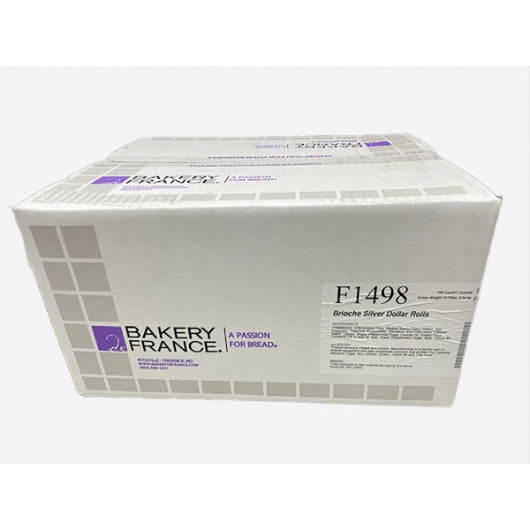 Bakery De France Silver Dollar Brioche, 108 x 1 oz Case - GS1 closed shipping case image