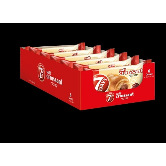 7 Days Soft Chocolate Croissant, 4 x 6 x 2.65 oz Case - DOT product image 2