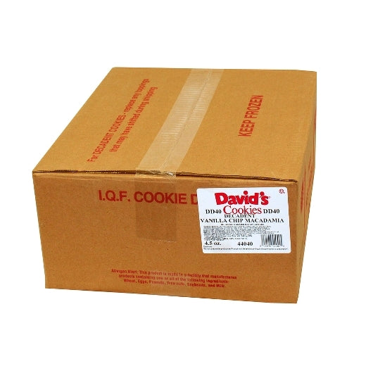 Davids Cookies Vanilla Chip Macadamia Nut Cookie Dough, 80 x 4.5 oz Case - DOT product image 3