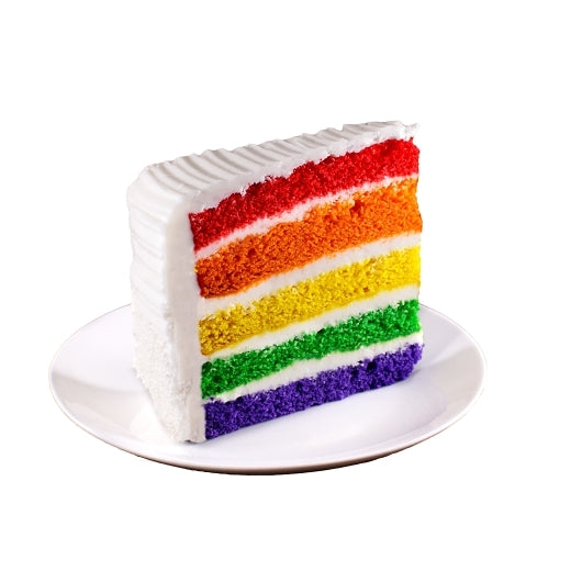David's Cookies Rainbow Cake Slice, 8 x 7 oz Case - Bakery & Desserts - image 2