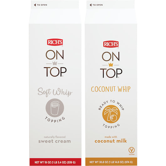 Rich's Soft Sweet Cream Whipped Topping, 12 x 1.19 lb Case - DOT product image 8