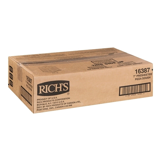 Rich's 7 Inch Pre-Sheet Pizza Dough, 96 x 5.5 oz Case - DOT product image 6