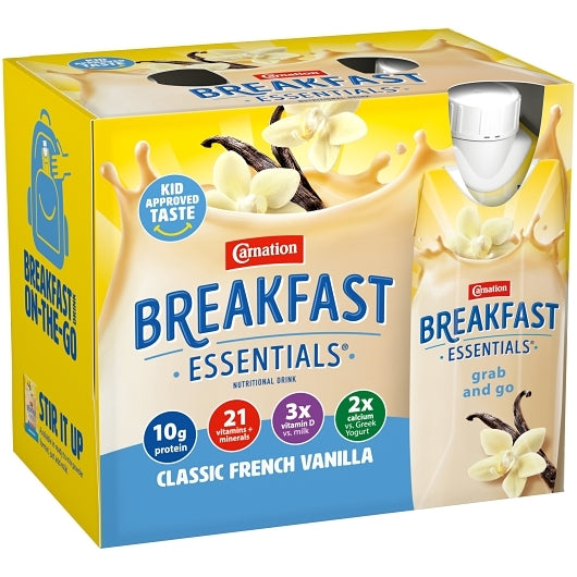 Carnation Breakfast Essentials Ready To Drink Vanilla Beverage, 4 x 6 x 8 fl oz Case - Nutrition Drinks - image 2