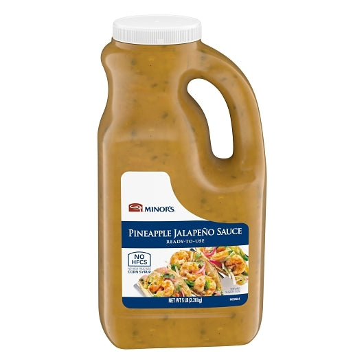 Minor's Ready to Use Pineapple Jalapeno Sauce, 4 x 0.5 GA Case - Condiments & Sauces - image 2