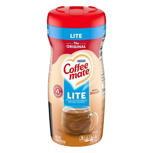 Nestle Coffee-mate Coffee Gluten Free Lactose Free The Original Lite Powder Creamer, 12 x 11 oz Case - DOT product image 2