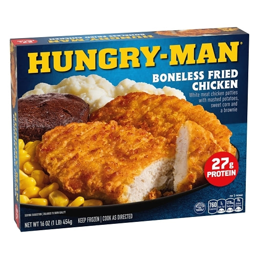 Hungry Man FRIED CHICKEN BONELESS, 8 x 16 oz Case - DOT product image 2
