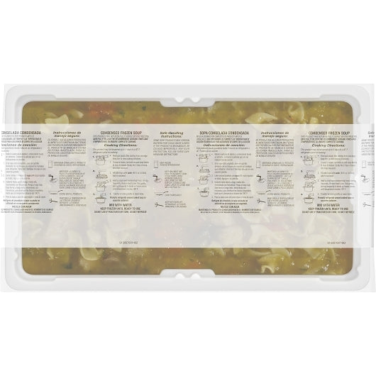 Campbells Frozen Condensed Signature Roasted Chicken Noodle Frozen Condensed Soup, 3 x 4 lb Case - DOT product image 2