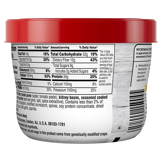 CHUNKY Roadhouse Chili Chunky Chili With Beans, 8 x 15.25 oz Case - DOT product image 8