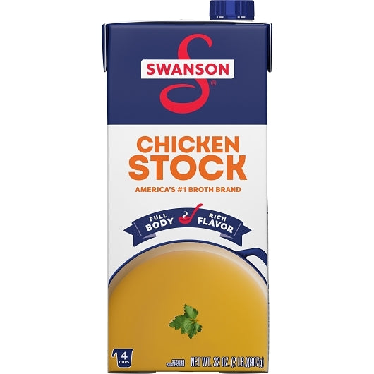 Swanson Chicken Stock, 12 x 32 oz Case - DOT product image 2