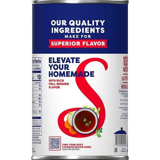 Swanson Beef Broth, 12 x 49.5 oz Case - DOT product image 8