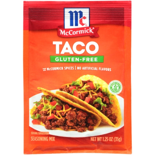 McCormick Gluten Free Taco Seasoning Mix, 12 x 1.25 oz Case - DOT product image 2