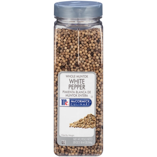 McCormick Whole White Pepper, 6 x 20 oz Case - DOT product image 2