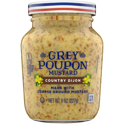 Grey Poupon Country Mustard Bottle, 12 x 227 GR Case - DOT product image 2