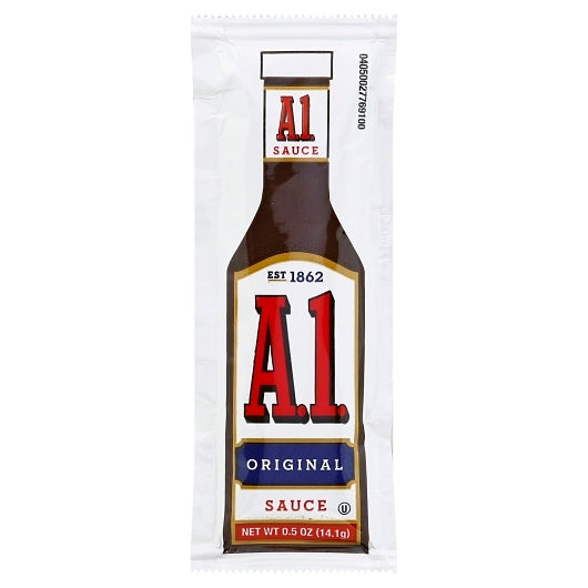 A.1. Original Steak Sauce Single Serve, 200 x 0.5 oz Case - DOT product image 2