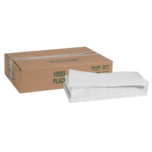 Lapaco 10Inch by 14 Inch Straight Edge Placemat, 1 x 1000 each Case - DOT product image 2