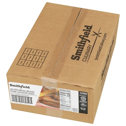 Smithfield Skin On Fully Cooked Silver Medal Sausage Link, 1 x 11 lb Case - DOT product image 6