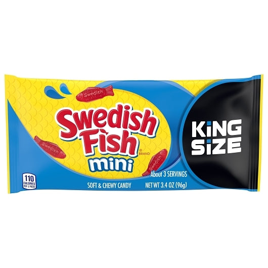 Swedish Fish Candy Red Gummy Candy, 8 x 18 x 3.4 oz Case - DOT product image 2