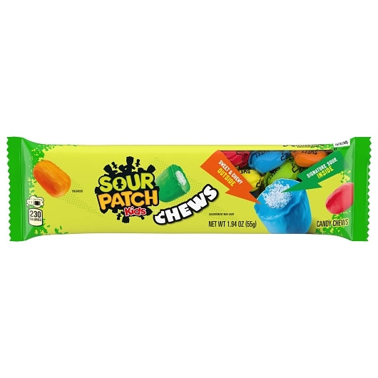 Sour Patch Kids Chews Assorted Soft Candy, 6 x 18 x 1.94 oz Case - Candy & Confections - image 2