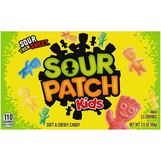 Sour Patch Kids Soft And Chewy Gummy Candy Box, 12 x 3.5 oz Case - DOT product image 2