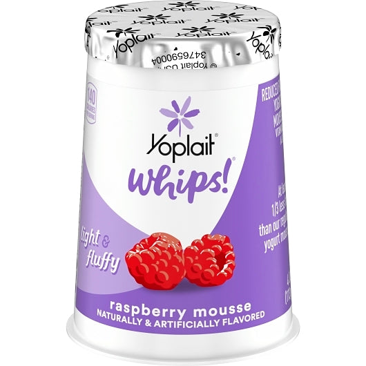Yoplait Whips Raspberry Mousse, 4 Ounce - 12 per case. - DOT product image 2
