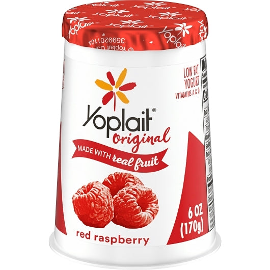 Yoplait Original Red Raspberry Yogurt, 12 x 6 oz Case - DOT product image 8
