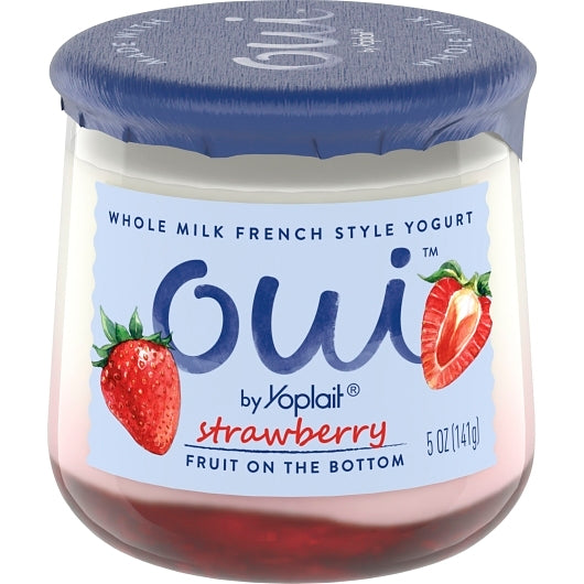 Oui By Yoplait Strawberry French Style Yogurt, 8 x 5 oz Case - DOT product image 2