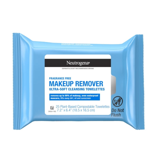 Neutrogena Makeup Remover Cleansing Towelettes Fragrance-Free, 6 x 25 ct Case - DOT product image 2