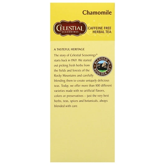 Celestial Seasonings CHAMOMILE HERB TEA, 6 x 25 each Case - DOT product image 2