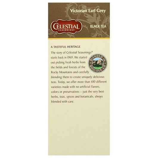 Celestial Seasonings Victorian Earl Grey, 6 x 25 each Case - DOT product image 2