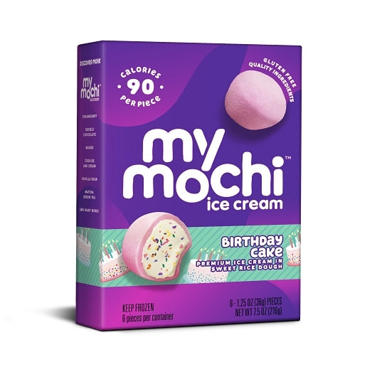 My Mochi Birthday Cake Ice Cream Balls, 12 x 7.5 oz Case - Bakery & Desserts - image 2