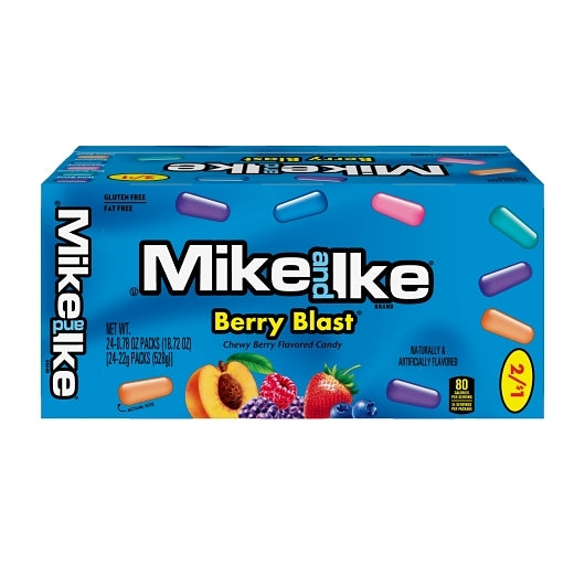 Mike & Ike Berry Blast Candy Pre-Priced Changemaker, 16 x 24 x 0.78 oz Case - Candy & Confections - image 2