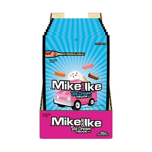 Mike & Ike Gluten Free Fat Free Ice Cream Truck Mix Candy Bag, 8 x 10 oz Case - Candy & Confections - image 2