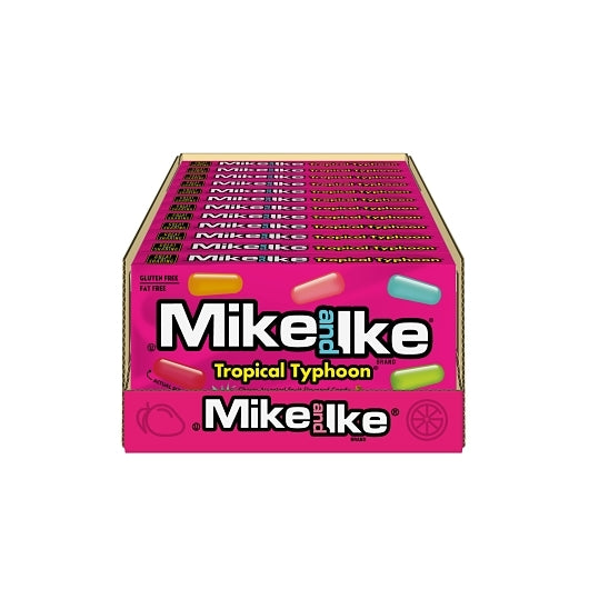 Mike & Ike Candy Tropical Typhoon Theater Box, 12 x 4.25 oz Case - Candy & Confections - image 2