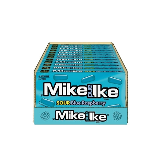Mike & Ike Sour Blue Raspberry Candy Theater Box, 12 x 4.25 oz Case - Candy & Confections - image 2