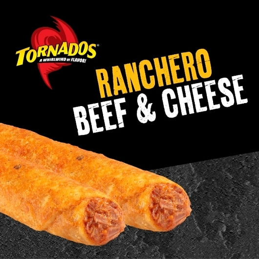 Tornado Beef Steak Cheese Ranchero Tornados, 3 x 8 x 85.04 GR Case - DOT product image 8