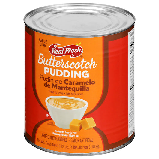 Real Fresh Value Line Trans Fat Free Butterscotch Flavored Pudding, 6 x 7 lb Case - DOT product image 8