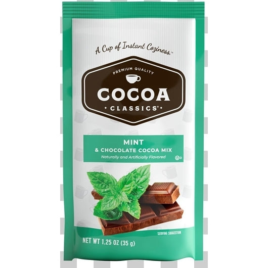 Cocoa Classics Mint And Chocolate Cocoa Mix, 36 x 1.25 oz Case - Candy & Confections - image 2