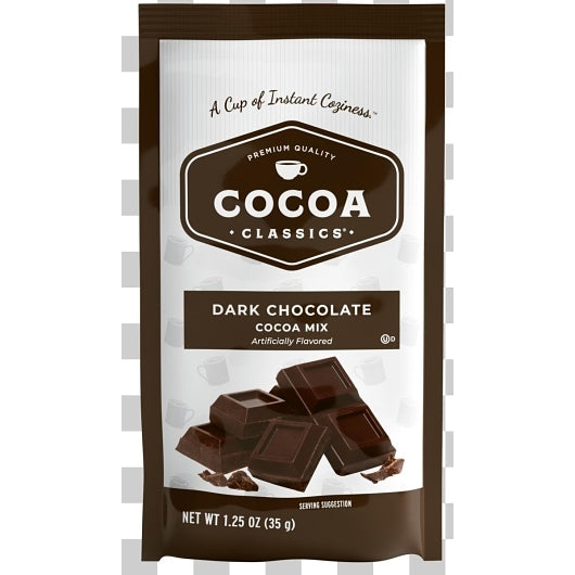 Cocoa Classics Dark Chocolate Cocoa Mix, 36 x 1.25 oz Case - Candy & Confections - image 2