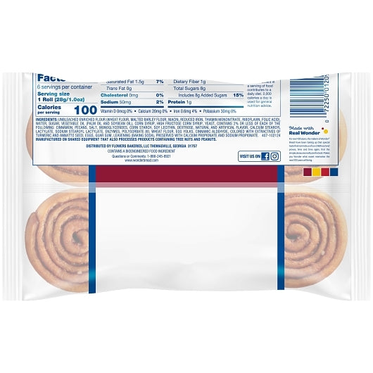 Wonder Cinnamon Pecan Spins, 18 x 6 oz Case - Nuts & Seeds - image 2