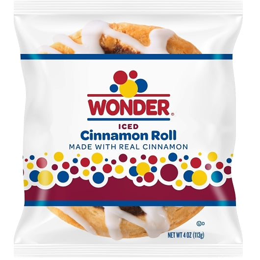 Wonder Cinnamon Roll Individually Wrapped, 6 x 4 oz Case - Breads, Rolls & Buns - image 2